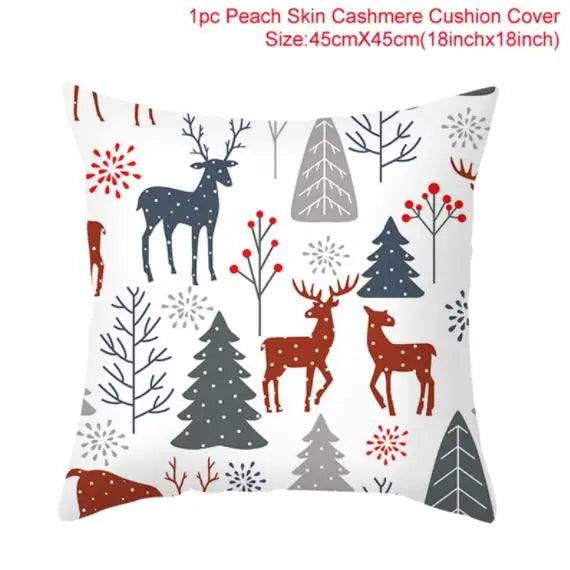 45cm Copricuscino di Natale Federa 2025 Decorazioni natalizie per la casa Ornamento Natale Capodanno Decorazioni natalizie 2025 Noel