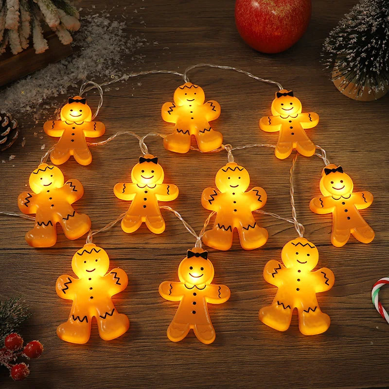 Luce di Natale a LED Stringa Babbo Natale