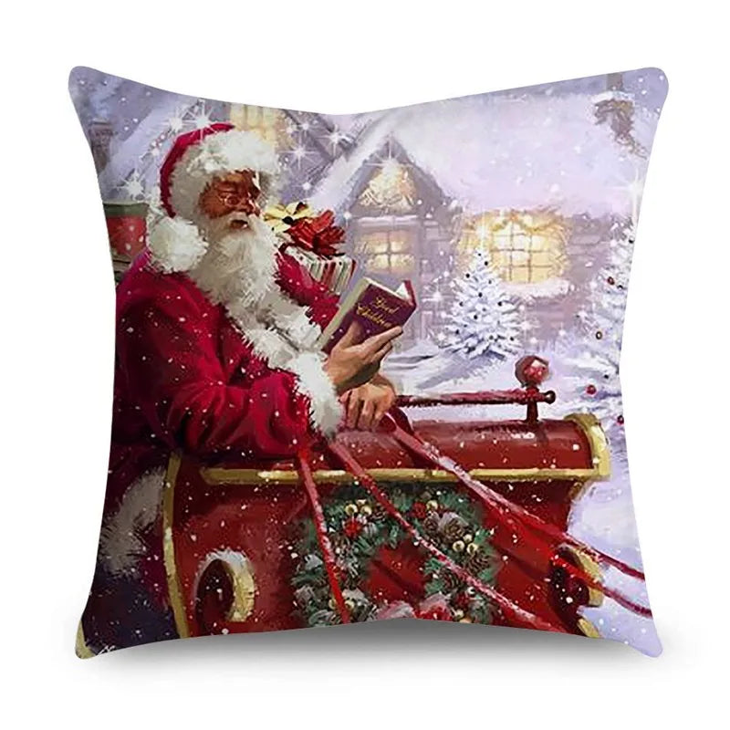 45cm Copricuscino di Natale Navidad Buon Natale Decorazioni per la casa 2025 Natale Natale Ornamenti di Natale Regali di Capodanno 2026