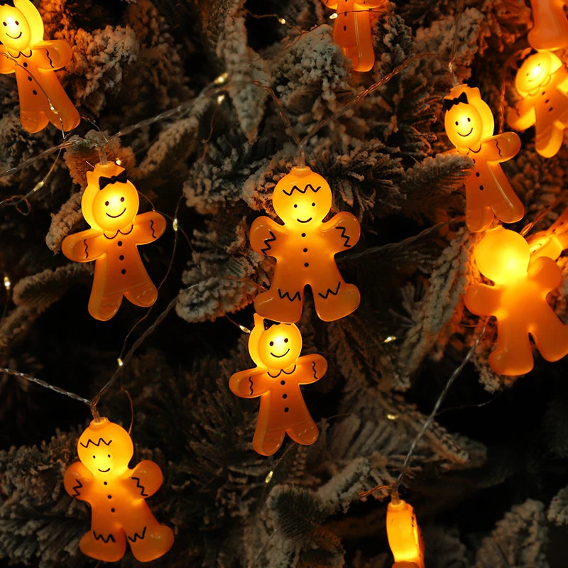 Luce di Natale a LED Stringa Babbo Natale