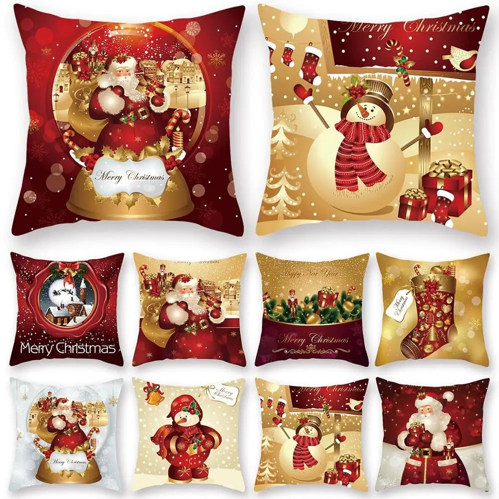 45cm Copricuscino di Natale Navidad Buon Natale Decorazioni per la casa 2025 Natale Natale Ornamenti di Natale Regali di Capodanno 2026